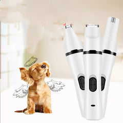 Multifunctional Pet Shaver, Scissors, and Nail Polisher