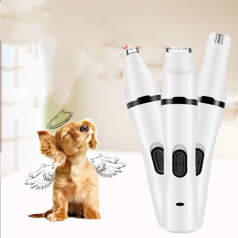 Multifunctional Pet Shaver, Scissors, and Nail Polisher
